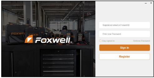 Registrar su esc&aacute;ner - Con FoxAssist - Paso 1