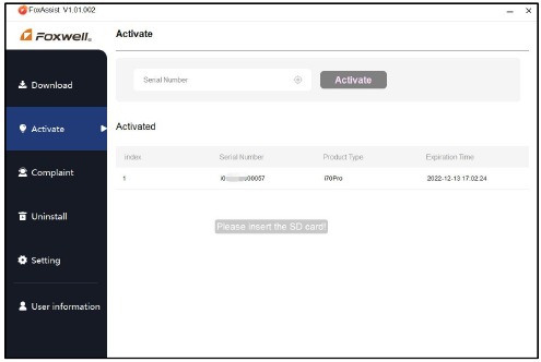 Registrar su esc&aacute;ner - Con FoxAssist - Paso 2