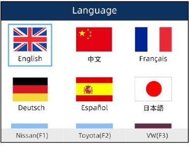 Configuraci&oacute;n del sistema - Seleccionar idioma - Paso 2