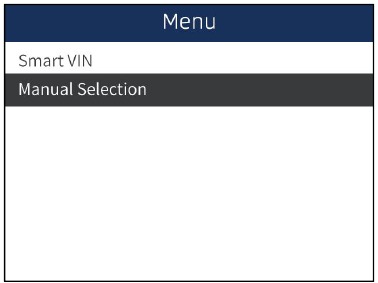 Identificaci&oacute;n del veh&iacute;culo - Selecci&oacute;n manual - Paso 2