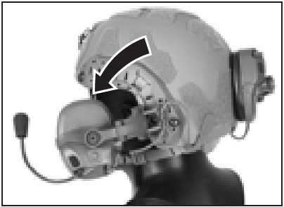 Colocaci&oacute;n del casco y del dispositivo - Paso 2