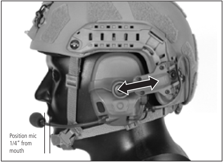 Colocaci&oacute;n del casco y del dispositivo - Paso 4