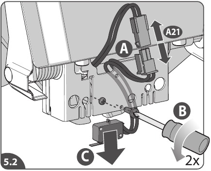 KIT DE REPOSAPI&Eacute;S EL&Eacute;CTRICO - Paso 2