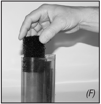 C&oacute;mo sustituir los materiales filtrantes - Paso 2