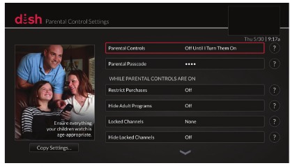 Control parental