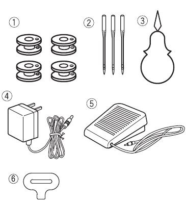 Accesorios est&aacute;ndar