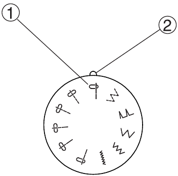 Selector de puntada - Paso 1
