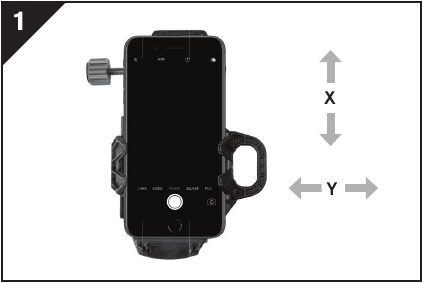 Alineaci&oacute;n de la c&aacute;mara de su smartphone - Paso 1
