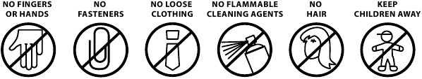 ICONOS DE ADVERTENCIA