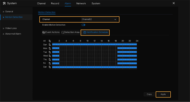 PROGRAMACI&Oacute;N DE NOTIFICACIONES