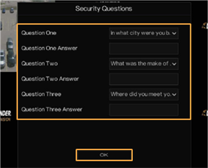 Preguntas de seguridad