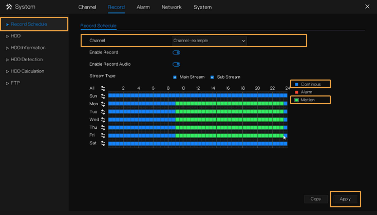 CONFIGURAR LA PROGRAMACI&Oacute;N DE GRABACI&Oacute;N