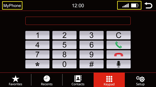 Nombre de Bluetooth del dispositivo