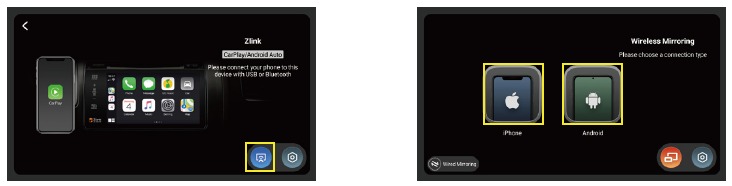 Wireless Mirroring - Paso 1