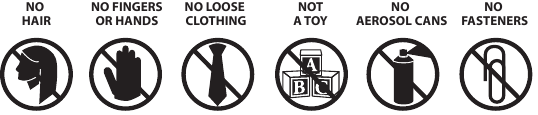 ICONOS DE ADVERTENCIA