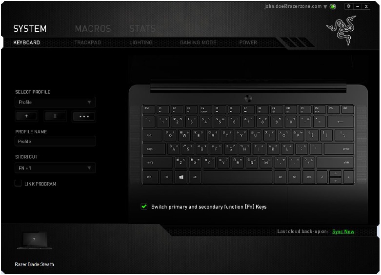 CONFIGURACI&Oacute;N DEL DISPOSITIVO: pesta&ntilde;a Teclado