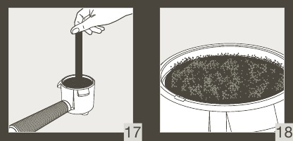 Preparaci&oacute;n de caf&eacute; expreso - Con caf&eacute; molido - Paso 2
