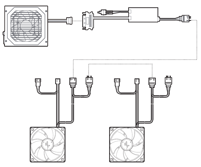Cableado RGB manual