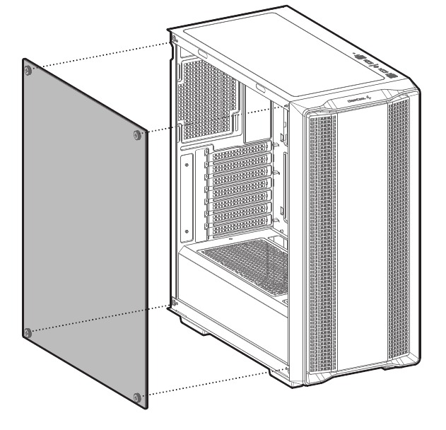 Extracci&oacute;n del panel lateral met&aacute;lico - Paso 2
