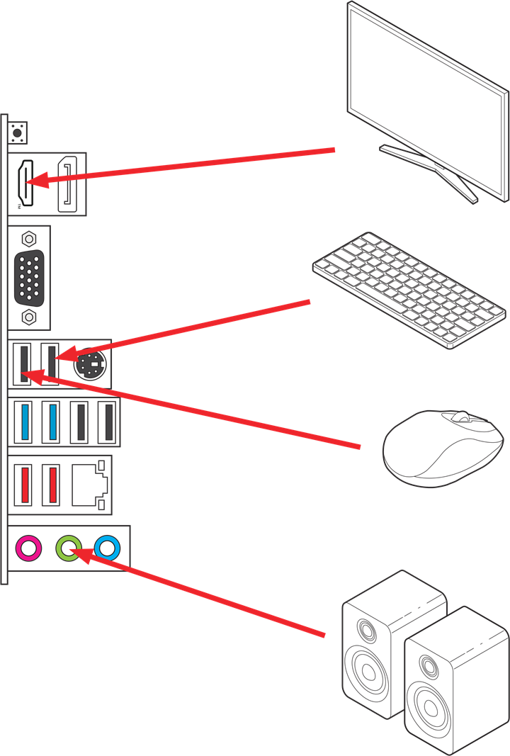 Conexi&oacute;n de dispositivos perif&eacute;ricos