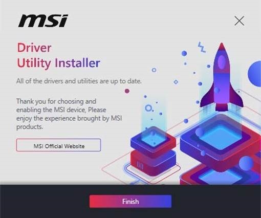 Instalaci&oacute;n de Drivers con MSI Driver Utility Installer - Paso 3