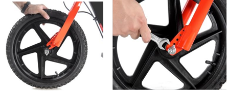Montaje de la bicicleta - Paso 1