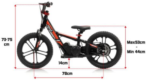 Dimensiones de la bicicleta