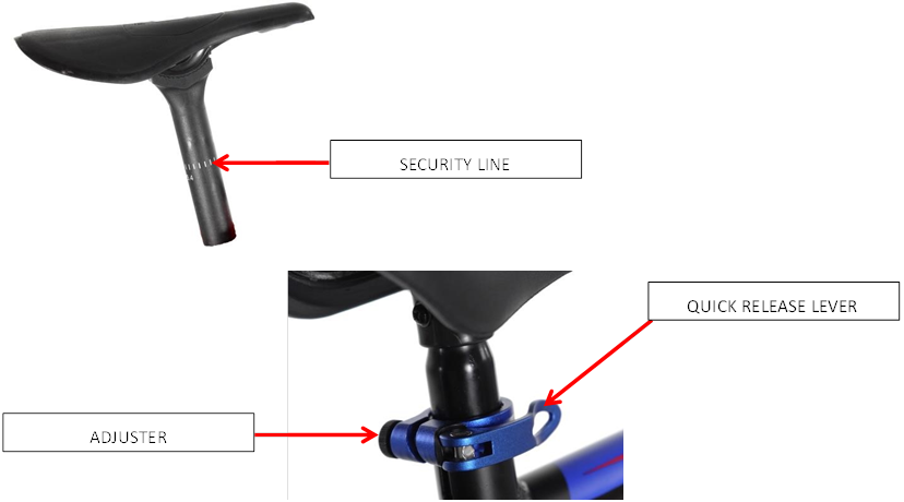 Ajuste de la altura del asiento