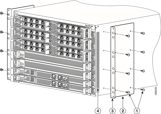 Soportes de montaje en rack frontales