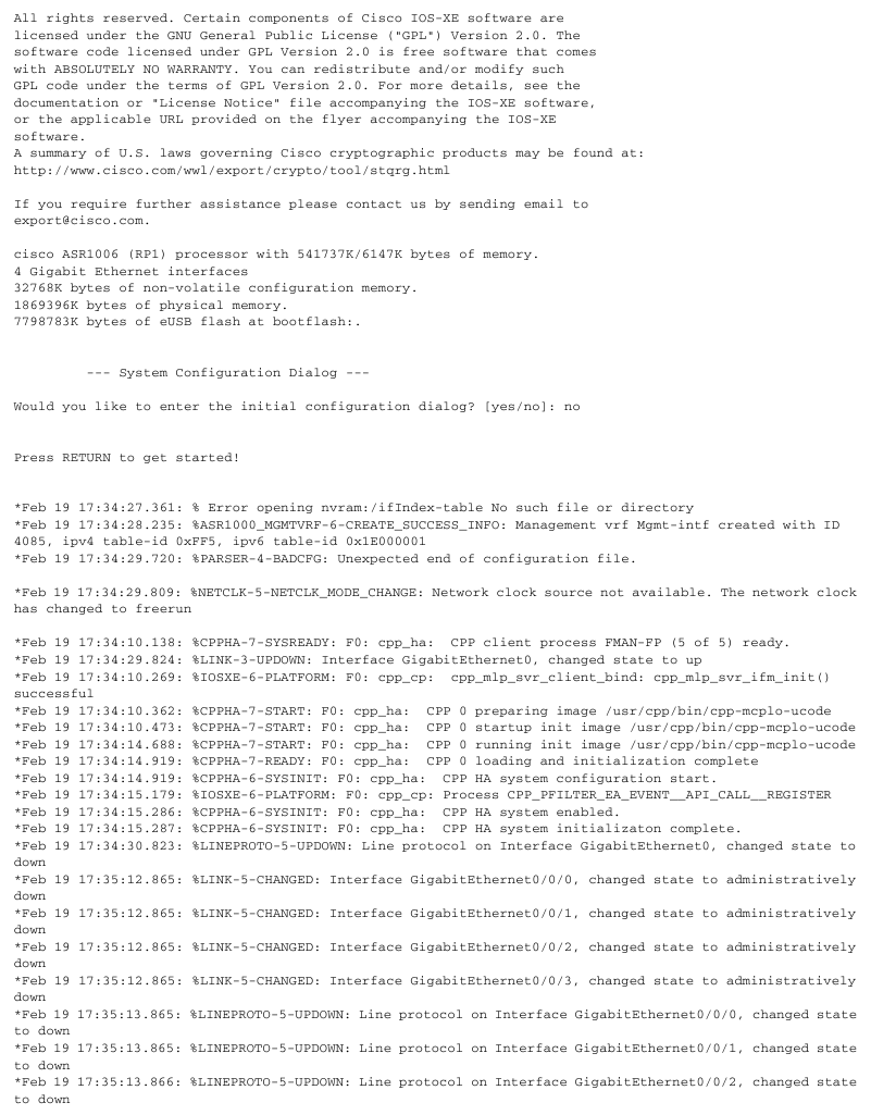 Iniciar el sistema - Parte 2
