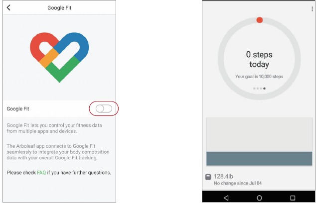 Conectar con otras aplicaciones de fitness - Google Fit - Paso 2