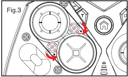 Instrucciones para intercambiar el panel de control y el joystick izquierdo - Paso 3