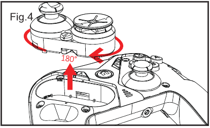 Instrucciones para intercambiar el panel de control y el joystick izquierdo - Paso 4
