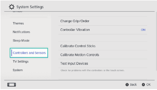Preguntas frecuentes - Calibraci&oacute;n a trav&eacute;s de la consola Switch - Paso 1
