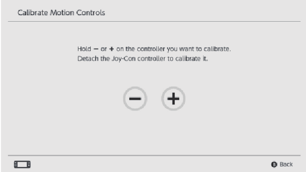 Preguntas frecuentes - Calibraci&oacute;n a trav&eacute;s de la consola Switch - Paso 2