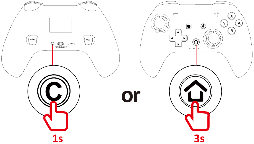 Conexi&oacute;n inal&aacute;mbrica/Switch - Emparejamiento inal&aacute;mbrico - Paso 2