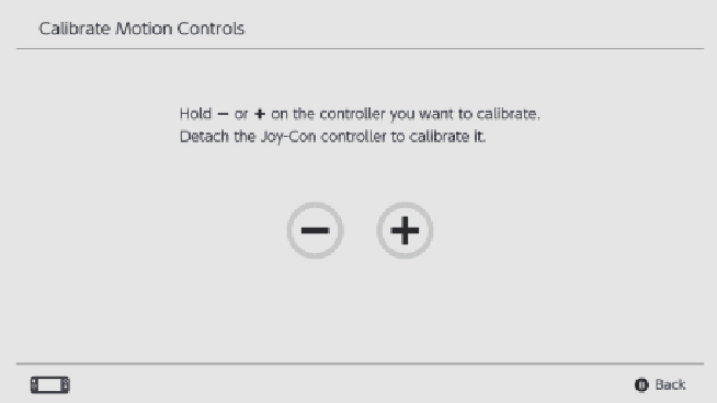 Calibraci&oacute;n del control de movimiento - Paso 2
