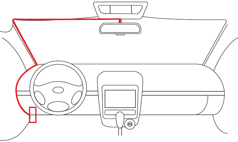Instalaci&oacute;n - Paso 1 - Pase el cable de alimentaci&oacute;n