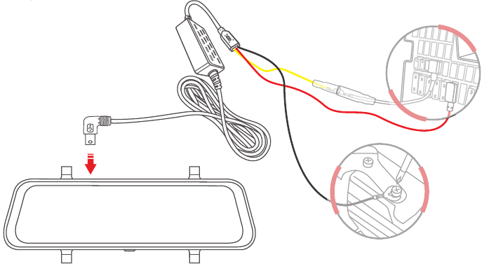 Instalaci&oacute;n - Paso 9 - Conecte un conector de alimentaci&oacute;n