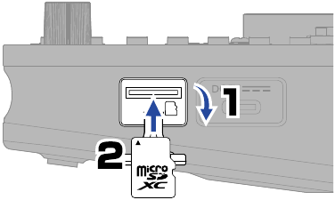 Inserci&oacute;n de tarjetas microSD