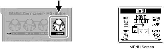 Uso del MEN&Uacute;