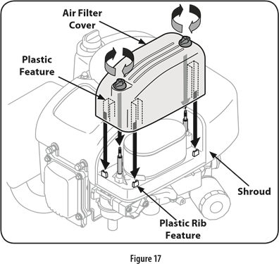 Mantenimiento del motor - Filtro de aire - Paso 5