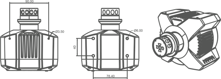 BASE DE VOLANTE R3 - Dimensi&oacute;n