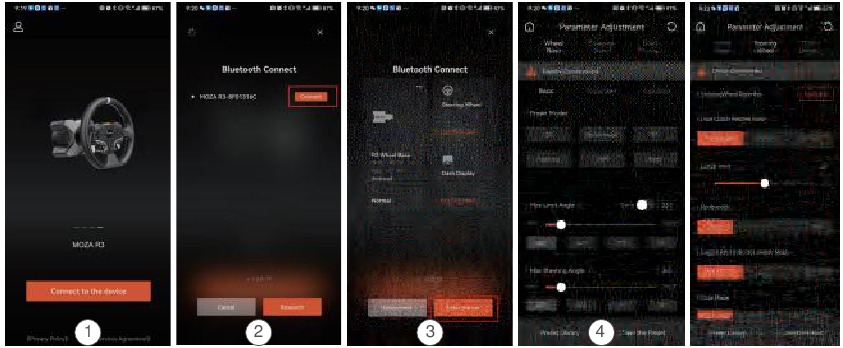 BASE DE VOLANTE - Conexi&oacute;n Bluetooth