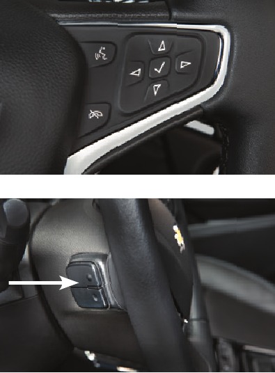 Controles de audio en el volante
