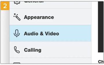 Configuraci&oacute;n de la c&aacute;mara web en Skype - Paso 2