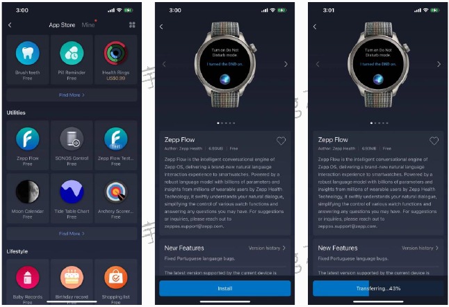 Zepp Flow: c&oacute;mo instalar la aplicaci&oacute;n Zepp Flow