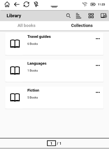 Gestionar tus libros electr&oacute;nicos - Paso 4 - Colecci&oacute;n