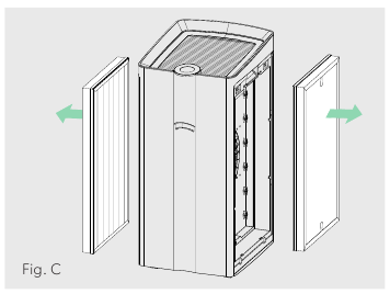 SUSTITUCI&Oacute;N DE LOS FILTROS TRUE HEPA/DE CARBONO - Paso 2