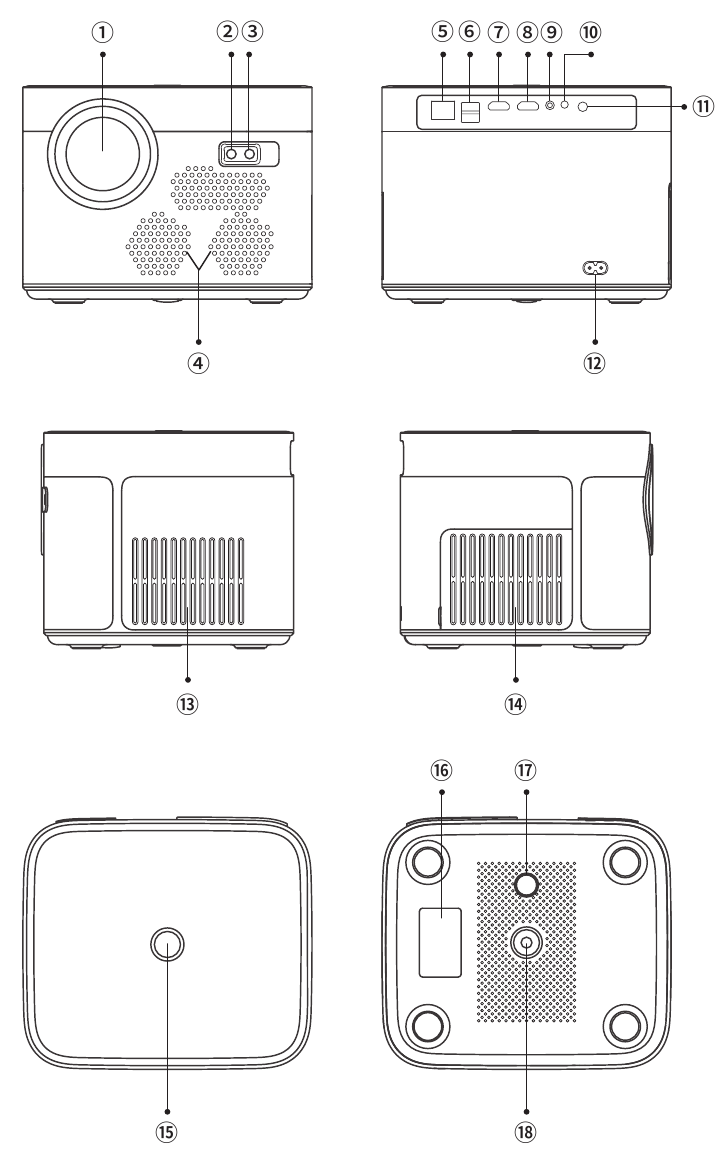 DESCRIPCI&Oacute;N GENERAL DEL PROYECTOR